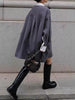 Fashion Women'S Shirt Lapel Loose Fit Single Braested Long Sleeve Contrast Color Blouse Female Tide Autumn 2025 New 7AB4804