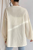 Open Front Long Sleeve Cardigan
