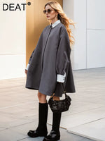 Fashion Women'S Shirt Lapel Loose Fit Single Braested Long Sleeve Contrast Color Blouse Female Tide Autumn 2025 New 7AB4804