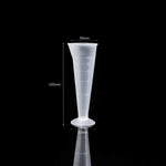 Plastic Graduated Measuring Cup Large Capacity Scale Laboratory Beaker Clear with Lid Transparent Mixing Cup Kitchen Baking