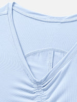 Millennia Drawstring Ruched Wide Strap Active Tank