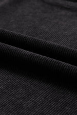 Gray Valentine Sequin XOXO Corded Crew Neck Sweatshirt