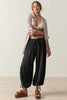 Drawstring Ruched Pants