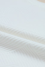 Black Sequin Heart Popping Graphic Textured 2pcs Outfit