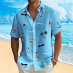 Men's Fashion Hawaiian Digital Printing Shirt
