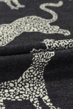 Red Sequined Heart Printed Sleeves Valentine Fashion Top