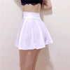 Shorts Pleated Skirts Women Dance Yoga Red Black Mini Drape Pleated High Waist Skirt Female without Lining