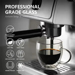 250Ml Double-Layer Transparent Glass Coffee Cup with Handle Double-Layer Heat Insulation High Temperature Juice Milk Cup