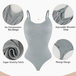 Smoothing Shapewear Bodysuit for Women Faja Full Body Shaper Thong Soft Body Shaping Sculpting Breast Slimming Underwear