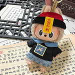 New Labubu Clothes 17cm Pendant Labubu Doll Clothes Cute And Auspicious Zombie Taoist Costume Chinese Style Cute Set