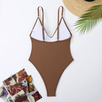 New Sexy One Piece Swimsuit Women Summer Holiday Swimwear Thong Monokini Bathing Suit 2024 Mujer Micro Bikini Solid Neon Yellow