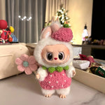 17cm labubu clothes outfit Plush doll clothes Macaron Cute Clothing DIY Kid Gift  Dog Clothes Hair accessories v1 v2 clothes