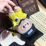 New Labubu Clothes 17cm Pendant Labubu Doll Clothes Cute And Auspicious Zombie Taoist Costume Chinese Style Cute Set