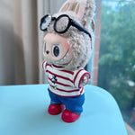New Labubu 17cm Doll's Clothes Outfit Accessories For Cute The Monster Dolls Clothing Kids Gift Mickey Mouse And ‌Goofy Goof‌