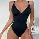 Shapewear for Women Tummy Control Bodysuit Thong Seamless Underwear Sculpting Body Shaper Backless Tank Top for Dress One piece