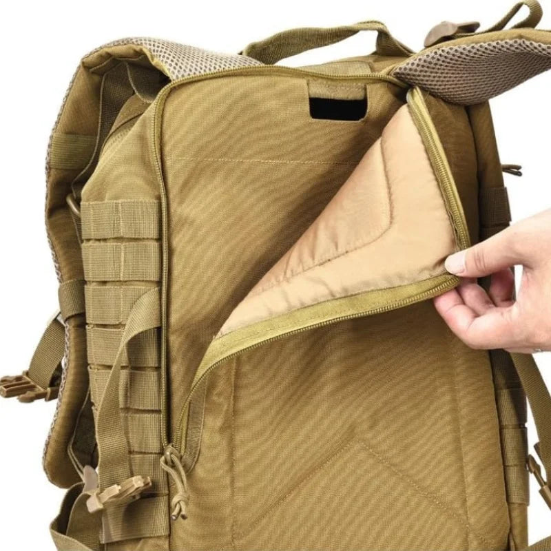 1pc Multifunctional Hiking Backpack with a Capacity of 11.89gal/ 13.21gal, Durable Nylon Storage Bag, Portable Waterproof Sports