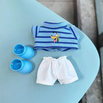 New Labubu 17cm Doll's Clothes Outfit Accessories For Cute The Monster Dolls Clothing Kids Gift Mickey Mouse And ‌Goofy Goof‌