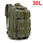 New 30/45L Man Tactical Backpacks HkingTraveling Bags Survival Outdoor 3P Assault Pack EDC Molle Pack For Trekking Hunting Bag