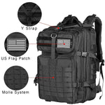 45L Man Tactical Backpacks HkingTraveling Bags Survival Outdoor 3P Assault Pack EDC Molle Pack For Trekking Hunting Bag