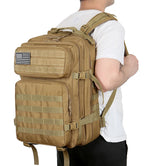 Tactical Backpacks Outdoor 45L Large Capacity Man 3 Days Molle Hking Bags For Outdoor Trekking Camping Backpack