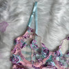 Fairy Lingerie Floral Transparent Underwear Ruffle Garter Intimate Delicate Underwear Beautiful See through Outfits