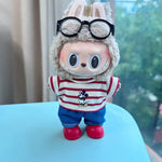 New Labubu 17cm Doll's Clothes Outfit Accessories For Cute The Monster Dolls Clothing Kids Gift Mickey Mouse And ‌Goofy Goof‌