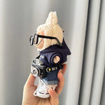 17cm Labubu I II Idol Dolls Cute Mini Plush Doll'S Clothes Korea Kpop Exo Idol Dolls DIY Accessories Gifts FEAR Hoodie Set