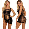 Sexy Women Fishnet Halter Backless Dress Low Cut Tight Pencil Cute Dress Plus Size Mini Dress Night Club Dance Dress Beatchwear