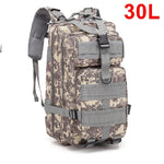 New 30/45L Man Tactical Backpacks HkingTraveling Bags Survival Outdoor 3P Assault Pack EDC Molle Pack For Trekking Hunting Bag