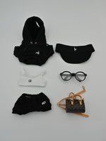 Labubu Haute Couture Doll Outfit 17cm Gen1/Gen2/Gen3 | Handmade Embroidered Sequined Designer Accessories | Labubu Clothes