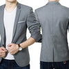 Men Formal Business Suit Coat One Button Black Blue Red Men Slim Fit Fashion Suit Jacket Casual Suit Men Clothing