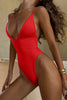 New Sexy One Piece Swimsuit Women Summer Holiday Swimwear Thong Monokini Bathing Suit 2024 Mujer Micro Bikini Solid Neon Yellow