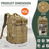 1pc Multifunctional Hiking Backpack with a Capacity of 11.89gal/ 13.21gal, Durable Nylon Storage Bag, Portable Waterproof Sports