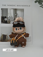 Labubu Haute Couture Doll Outfit 17cm Gen1/Gen2/Gen3 | Handmade Embroidered Sequined Designer Accessories | Labubu Clothes