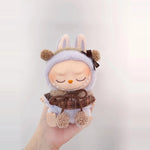 17cm labubu clothes outfit Plush doll clothes Macaron Cute Clothing DIY Kid Gift  Dog Clothes Hair accessories v1 v2 clothes