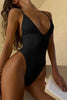 Sexy Solid Deep V Women Swimwear One Piece Swimsuits 2025 Woman Female Bathing Suits Bodysuit Swimming for Beach Wear Monokini