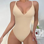 Shapewear for Women Tummy Control Bodysuit Thong Seamless Underwear Sculpting Body Shaper Backless Tank Top for Dress One piece