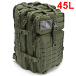 New 30/45L Man Tactical Backpacks HkingTraveling Bags Survival Outdoor 3P Assault Pack EDC Molle Pack For Trekking Hunting Bag