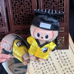 New Labubu Clothes 17cm Pendant Labubu Doll Clothes Cute And Auspicious Zombie Taoist Costume Chinese Style Cute Set