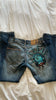 Y2k 2000s Statue of liberty Diamonds Jeans Casual Denim Pants High Waist Straight Wide Leg Jeans Harajuku Vintage Women Clothing