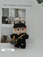 Labubu Haute Couture Doll Outfit 17cm Gen1/Gen2/Gen3 | Handmade Embroidered Sequined Designer Accessories | Labubu Clothes