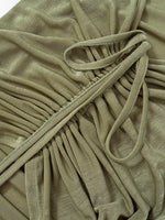 Bolopi Straps Backless Shirring Backless Sexy Mini Dress 2023 Summer Women Fashion New In Y2K Outfits Club Party Streetwear