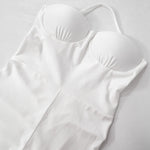 CUTENOVA 2024 Autumn And Winter New Women'S Solid Color Strapless Slim Sexy Big Backless Sleeveless Pencil Jumpsuit Elegant Lady