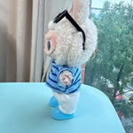 New Labubu 17cm Doll's Clothes Outfit Accessories For Cute The Monster Dolls Clothing Kids Gift Mickey Mouse And ‌Goofy Goof‌