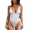 New Sexy One Piece Swimsuit Women Summer Holiday Swimwear Thong Monokini Bathing Suit 2024 Mujer Micro Bikini Solid Neon Yellow