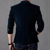 Brand Mens Corduroy Blazers Autumn Spring Fashion Male Slim Fat Casual Suit Jacket Men Blazer Masculino Clothing Vetement Homme