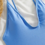 2024 New Sleeveless Bodysuit Rompers Fashionable And Comfortable Fashionable And Sexy Sexy Deep V Swimsuit