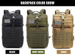 New 30/45L Man Tactical Backpacks HkingTraveling Bags Survival Outdoor 3P Assault Pack EDC Molle Pack For Trekking Hunting Bag