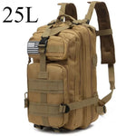 25L/50L Tactical Backpack Molle Bag Outdoor Bags Backpack for Hiking Camping Trekking Hunting Fishing GYM Bags Backpacks