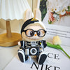 17cm Labubu I II Idol Dolls Cute Mini Plush Doll'S Clothes Korea Kpop Exo Idol Dolls DIY Accessories Gifts FEAR Hoodie Set
